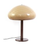 Metal brown lacquered table table lamp