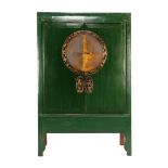 Oriental bridal cabinet with copper fittings