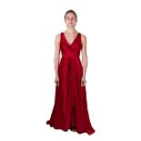 Red prom dress. Costume from celebrAGE