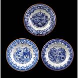 3 Porceleyne Fles Delft earthenware occasion dishes
