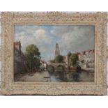 Signed Berendse H, early 20th century, City view Utrecht