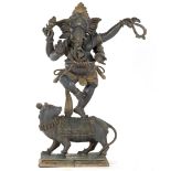 Bronze statue of Ganesha