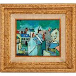 Signed Dewilde, Houses, cityscape