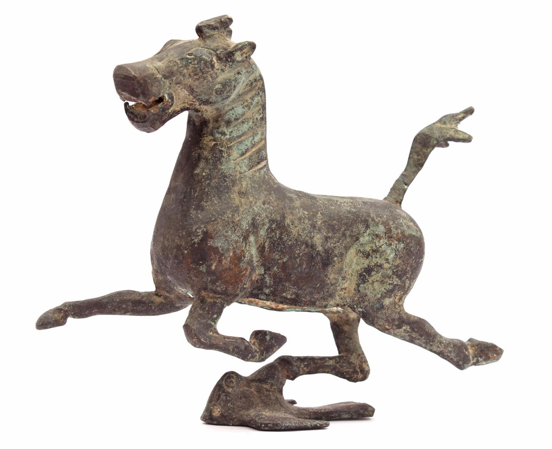 Bronze statue of a horse