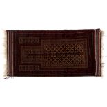 Hand-knotted wool prayer rug, Belouch