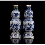 2 Chinese porcelain octagonal vases