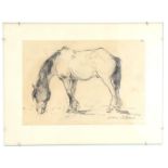 Signed Atelier Scherrewitz, Grazing horse