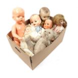 Box with various dolls