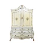 Spruce painted cabinet