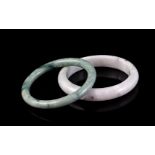 2 jade bracelets
