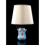 Porcelain 19th century table lamp