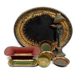 Lot consisting of 19th century items