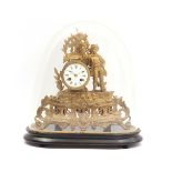 Zamak mantel clock