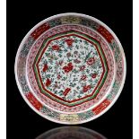 Chinese porcelain Famille Verte dish