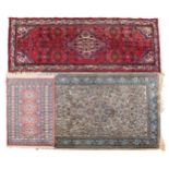 3 hand-knotted wool carpets