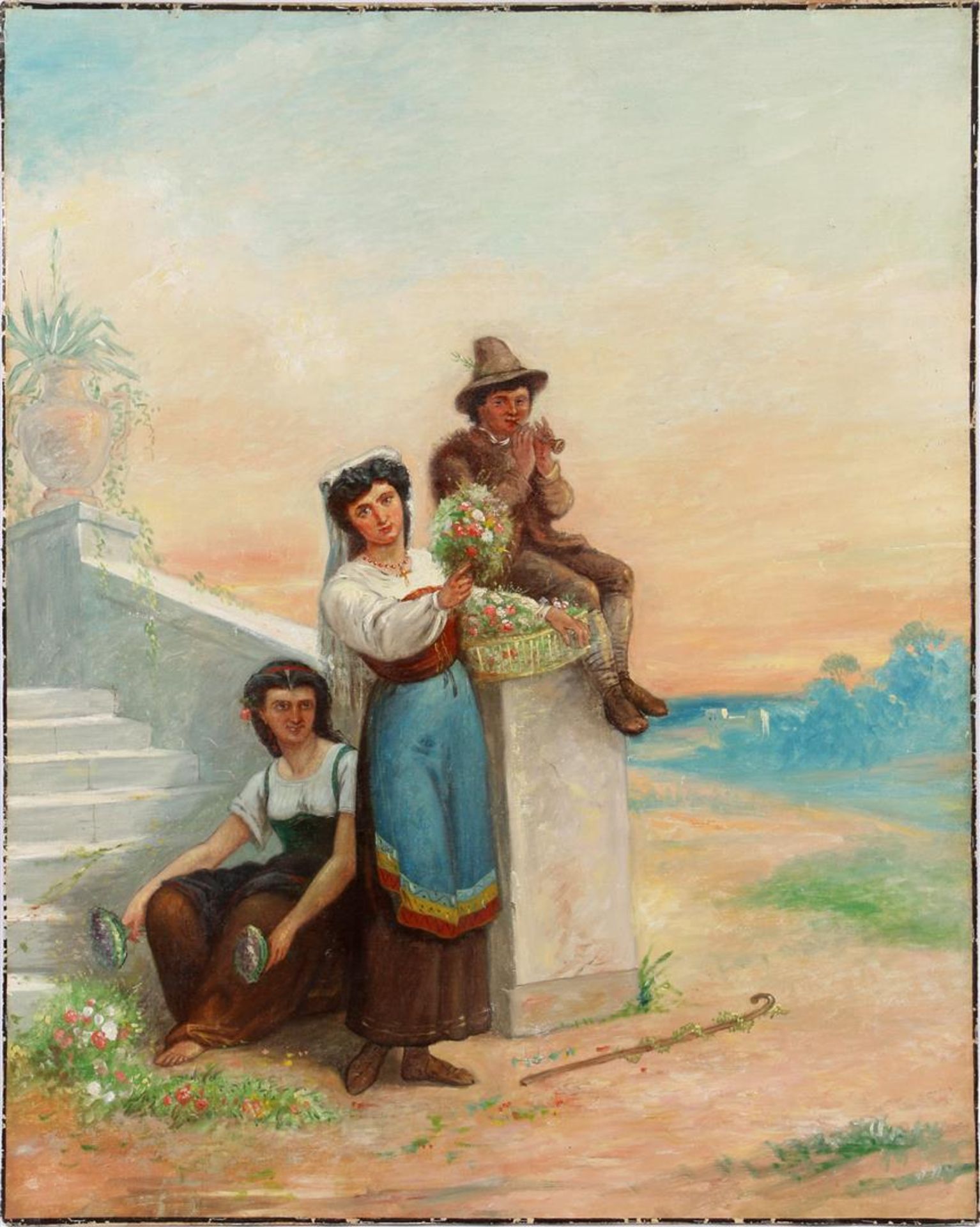 Leon Philippet, this painting has been part of 8 panels, ca. 1880