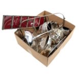 Box with various silver plated