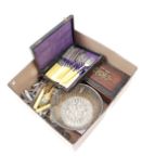 Box various silver plated