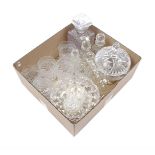 Box with crystal whiskey decanter