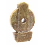 Natural stone amulet