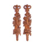 2 woodcarving decorations