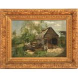 Arnold Marc Gorter, Farm shed at the Gein near Amsterdam