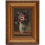 Signed J v Dalen, flower still life