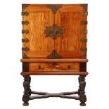 Colonial 2-part cross leg cabinet