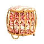 rattan sewing box