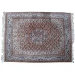 Hand-knotted wool rug