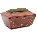 Mahogany veneer craft box