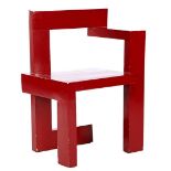 Wooden painted chair