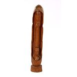 African wooden carved statue