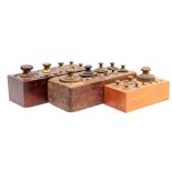 3 wooden blocks