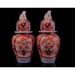 2 porcelain Imari vases