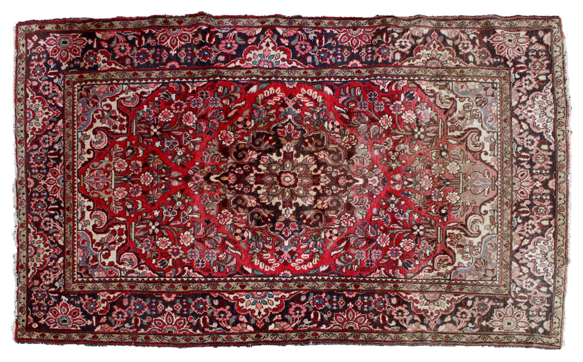 Hand-knotted wool carpet