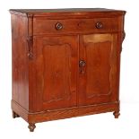 Mahogany Biedermeier penant cabinet