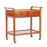 Rosewood tea trolley