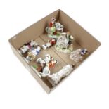 Box various classic porcelain figurines