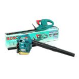 Makita leaf blower and Bosch hedge trimmer