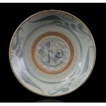 Glazed earthenware dish