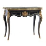 Napoleon III Boulle style game table