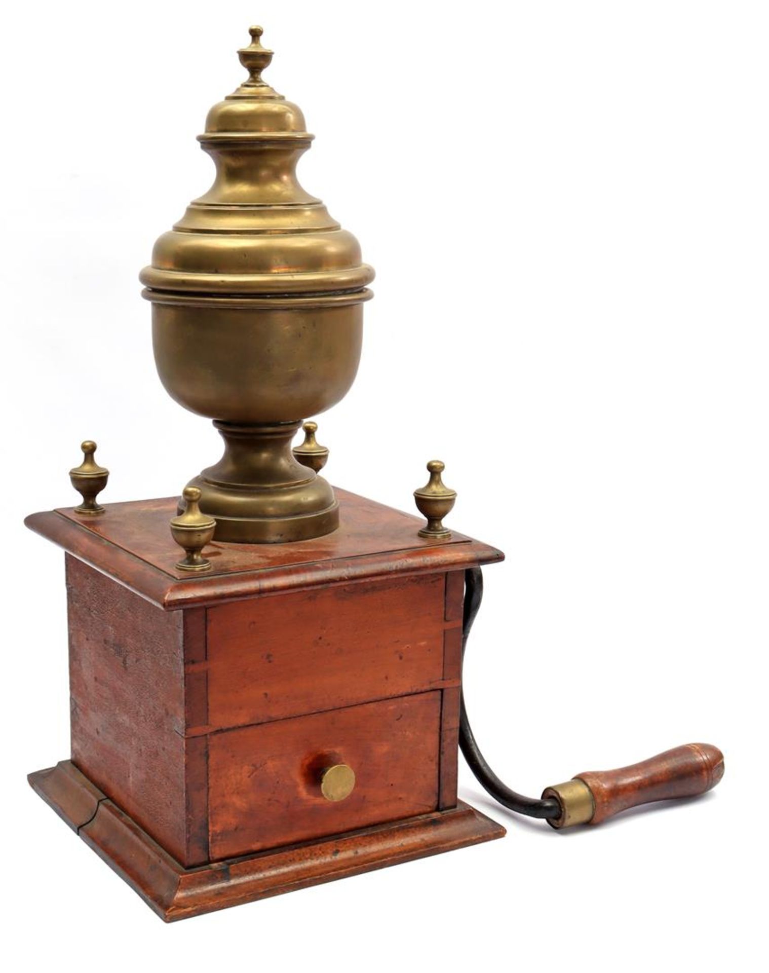 Walnut shop coffee grinder