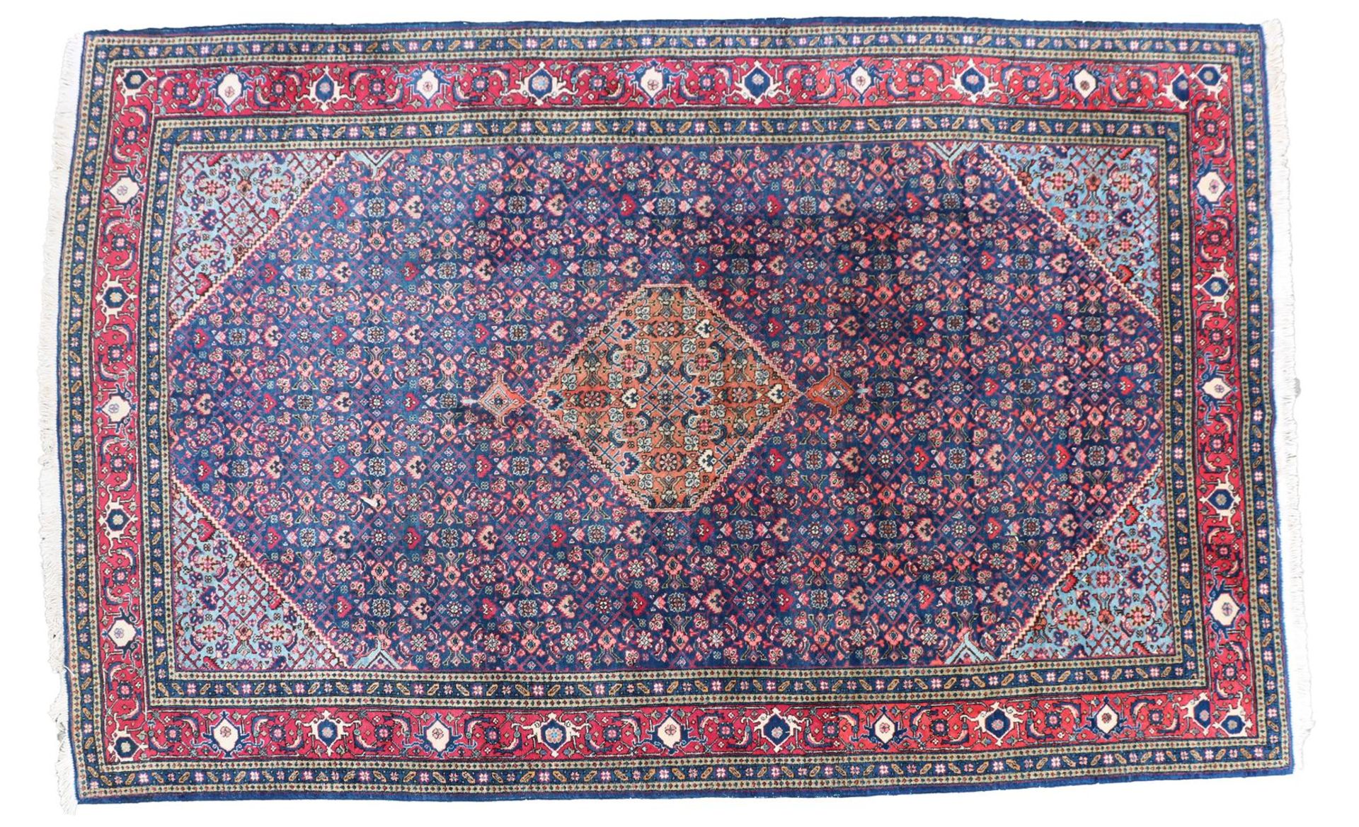 Hand-knotted wool carpet