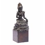 Asian bronze Buddha statue