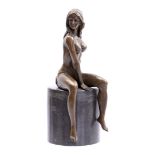 Bronze erotic sculpture