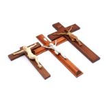 3 various crucifixes