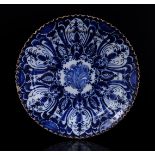 Delft blue earthenware dish