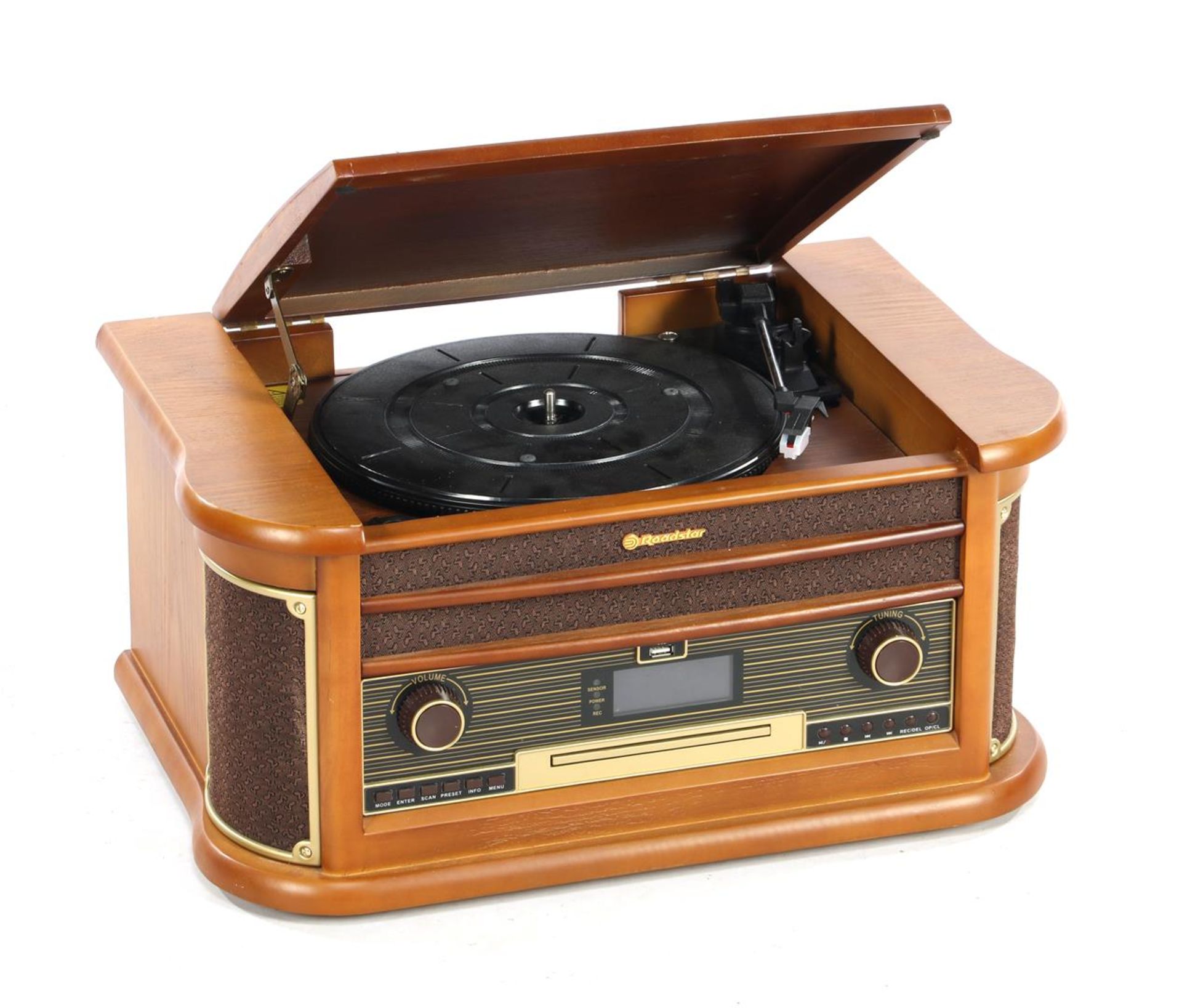 Roadstar Wooden Home Hifi system