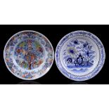 2 earthenware dishes